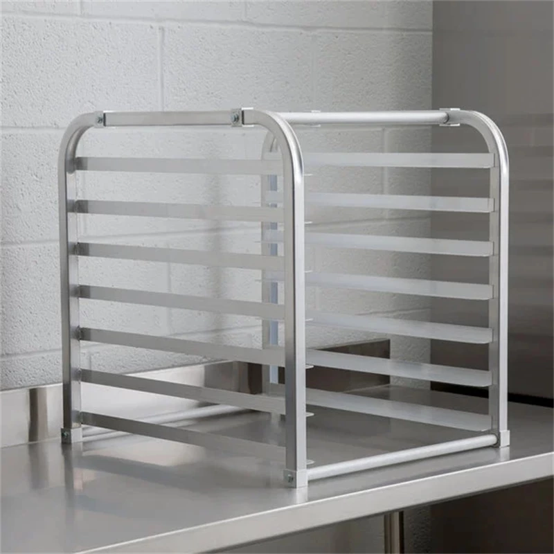 Unassembled 7-pan End Load Countertop Bun And Sheet Pan Rack For Kitchen Machines Bun Pan Rack