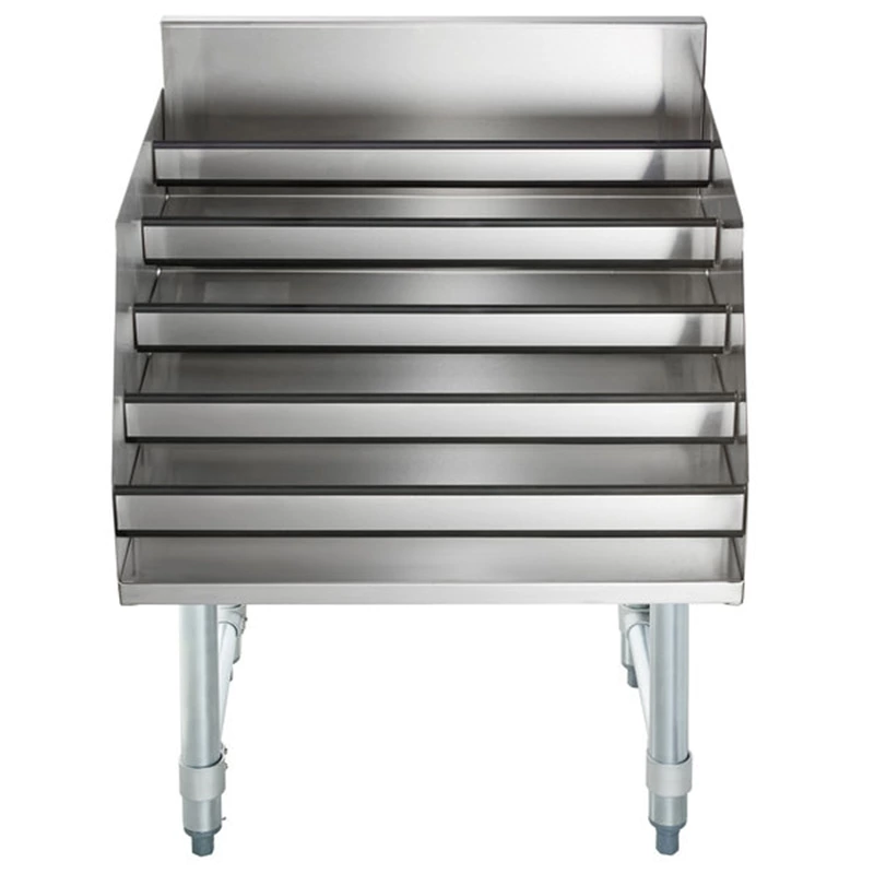 Heavybao Kitchen Equipment Stainless Steel Display Rack Five-tiered 24 Wide Kitchen Machine