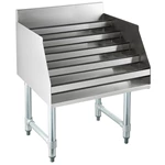 Heavybao Kitchen Equipment Stainless Steel Display Rack Five-tiered 24 Wide Kitchen Machine