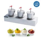 Heavybao New Design Electric Sauce Dispenser Commercial Stainless Steel Squeeze Condiment Pump