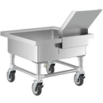 Silverware Mobile Soaking Sink With Detachable Chute Bowl Kitchen Machines Product