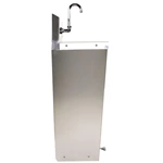 7 Ps 96 Hands-free Pedestal Base For Kitchen Sink With Side Splashes Heavy-duty Kitchen Machines