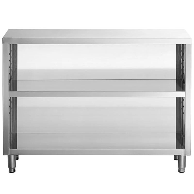 Heavybao 18 Gauge Stainless Steel Type 304 Kitchen Equipment Adjustable Midshelf Dish Cabinet Kitchen Machines Type