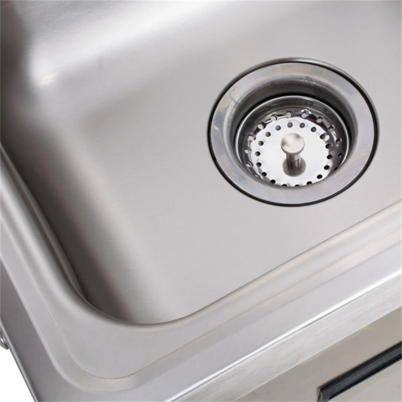 7 Ps 96 Hands-free Pedestal Base For Kitchen Sink With Side Splashes Heavy-duty Kitchen Machines