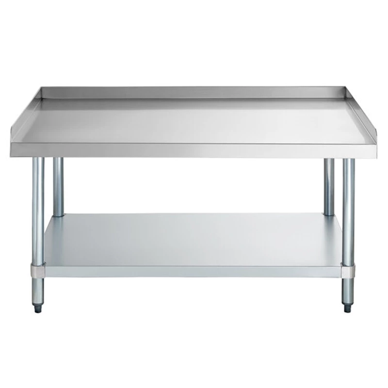 Commercial Settings 16-gauge Stainless Steel Kitchen Machine Stand With Galvanized Undershelf Kitchen Machine Stand