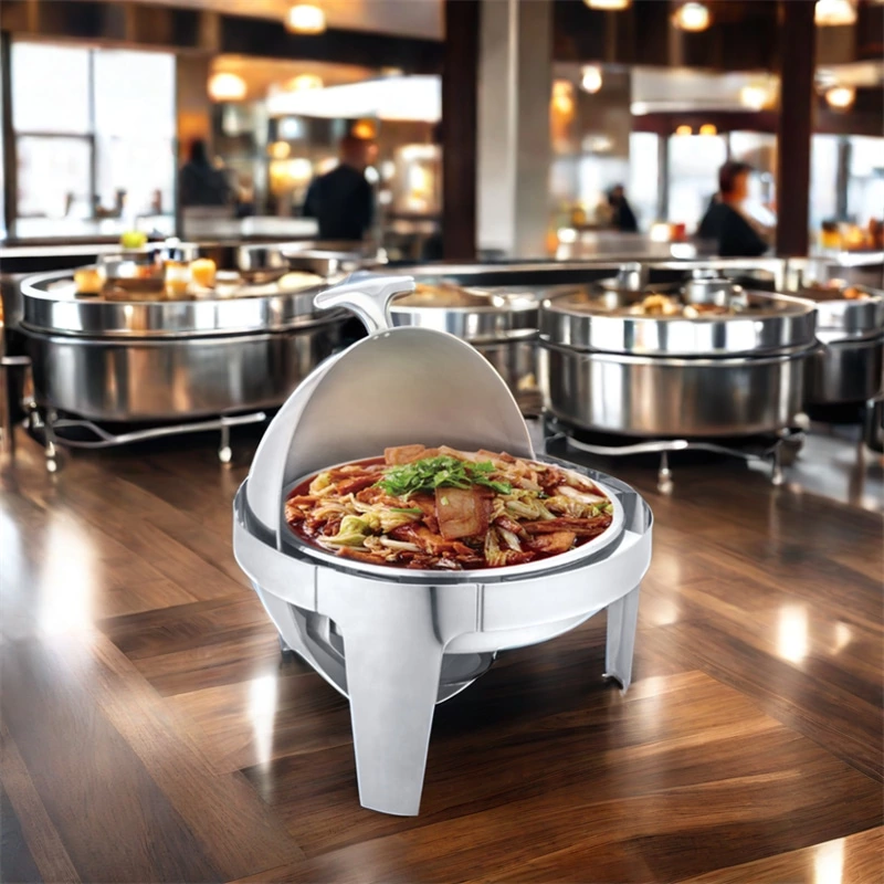 Commercial Stainless Steel Food Warmer New Restaurant Hotel Catering Buffet Chafer Dish Used Buffet Chafing Dish