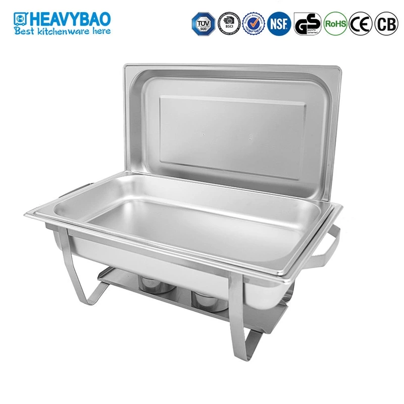 Hotel Restaurant Catering Luxury Chafing Dish Buffet Set Stainless Steel Chafing Dishes Heating Display Food Warmer Set