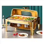 Gold Chafing Dish Other Hotel & Restaurant Supplies Food Warmer Buffet Arabic Hydraulic Chafing Dishes