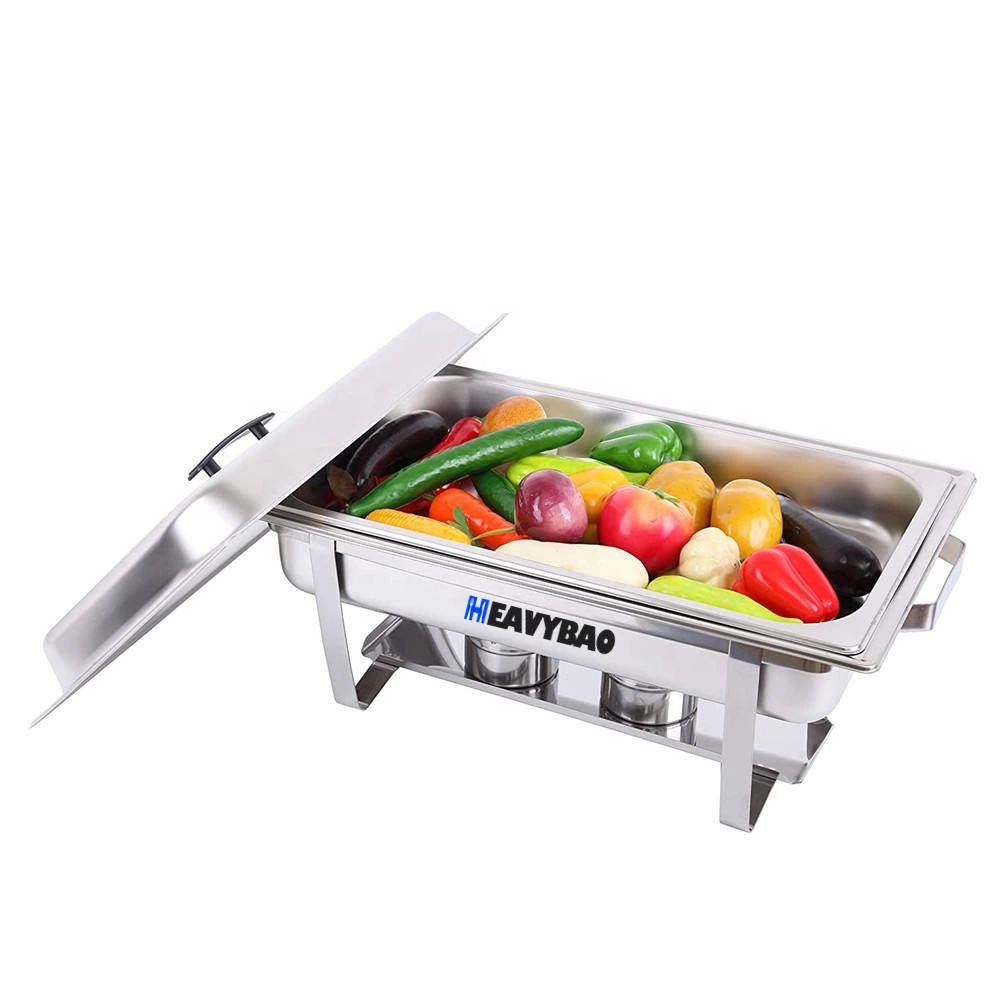 Buffet Equipment Luxury Stainless Steel Foldable Chafing Dish For Hotel And Restaurant Commercial Buffet Food Warmer