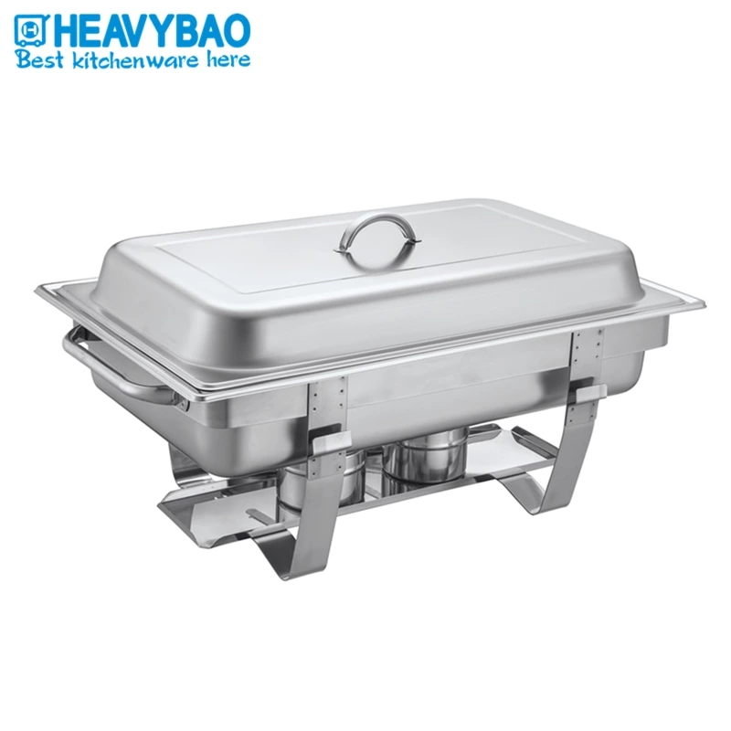 Used Food Economic Stainless Steel Chafing Dish Pot Commercial Food Warmer Buffet Set For Catering Equipment