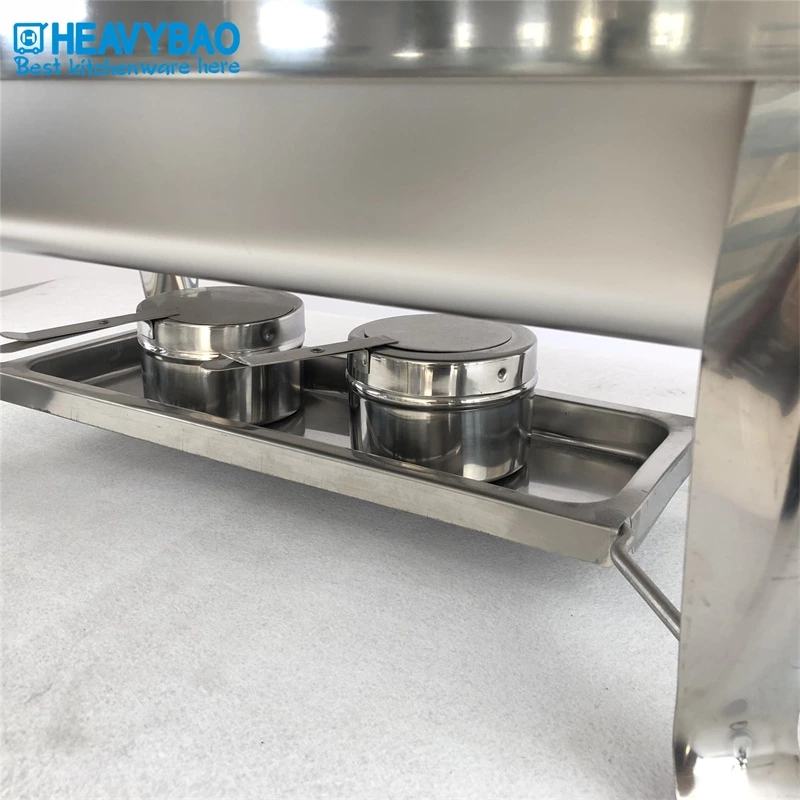 Used Food Economic Stainless Steel Chafing Dish Pot Commercial Food Warmer Buffet Set For Catering Equipment