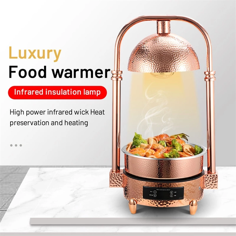 Commercial Catering Kitchenware Set Candle Electric Hot Pot Chafer Dishes Food Buffet Display Warmer