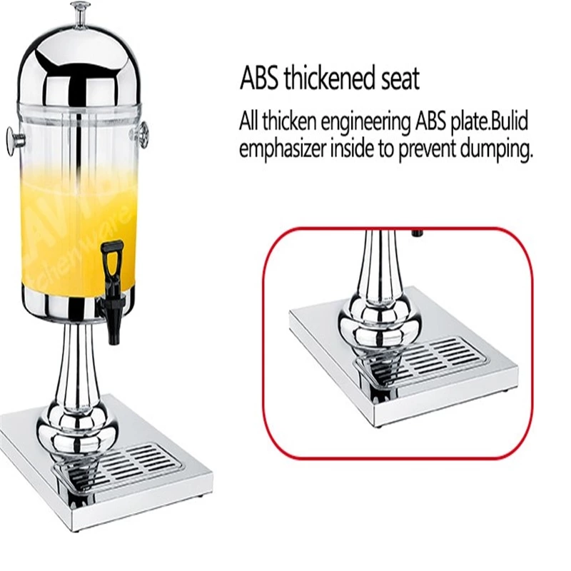 Commercial Acrylic Drink Dispenser Heavy Duty Catering Equipment for Buffet for Fruit Juice Dispensation