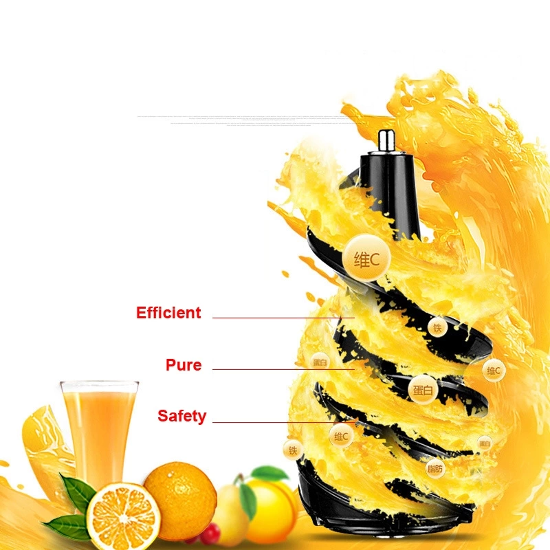 Slow Juicer Screw Cold-press Masticating Juice Extractor Filter Free Electric Juicer Machine For Fruit & Vegetable