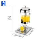 Beer Beverage Dispenser Liquor Dispenser with Ice Container for Liquor Wine Juice Beverage Home Party Bar