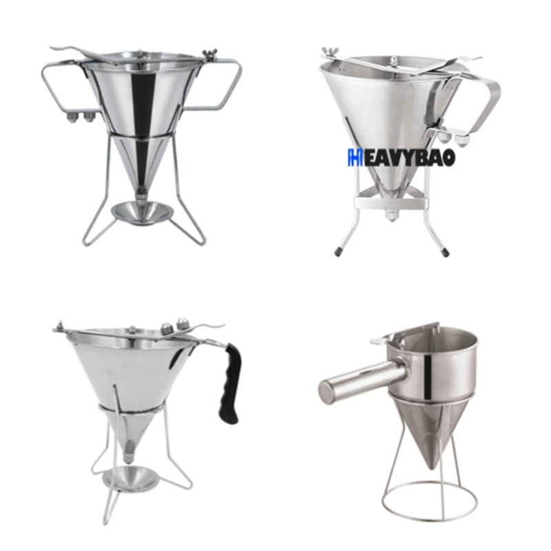 High Quality Commercial Cooking Tool Kitchen Household Multi Purpose Stainless Steel Metal Oil Funnel