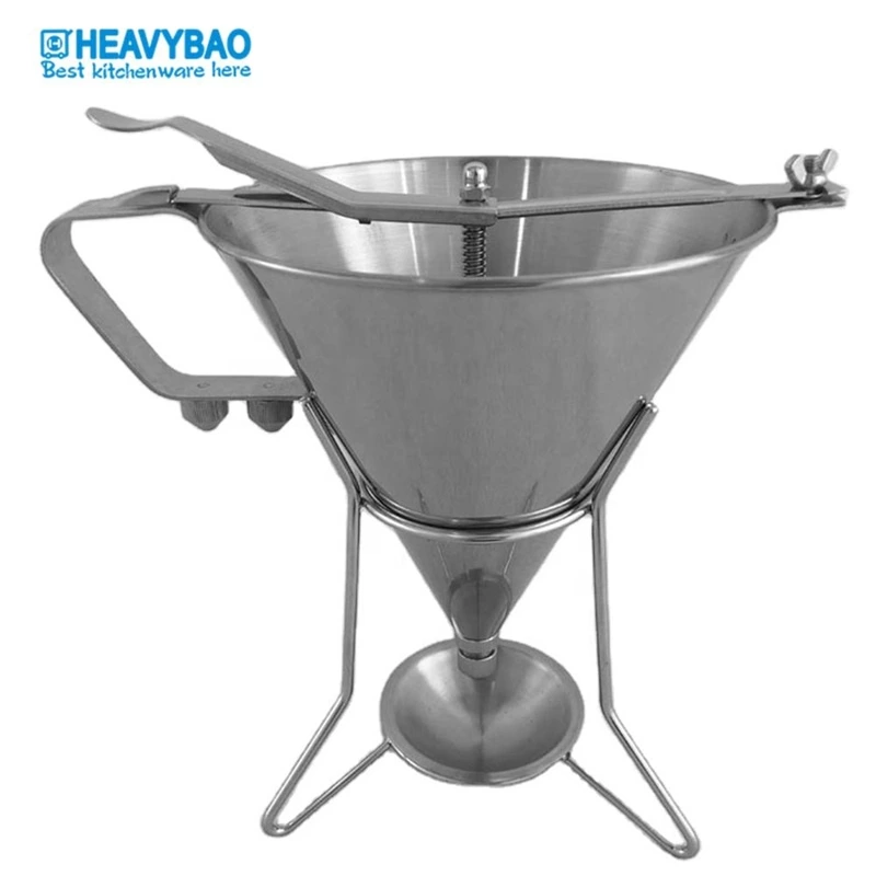 High Quality Stainless Steel Funnel Multi-Purpose Confectionery Hopper New High Productivity Restaurants Hotels