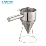 Stainless Steel Different Catering Hotel Restaurant Equipment Confectionery Cooking Funnel