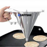 New Stainless Steel Kitchen Dispenser for Bakery Cooking Confectionery Oil Funnel High Productivity Restaurants Hotels