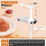 Condiment Pump Station Stainless Steel Sauce Dispenser Pump Condiment Pump Dispenser