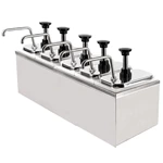 New Arrival Commercial Electric Sauce Dispenser Cheese Dispenser With Pump Stainless Steel Condiment Pump Dispenser