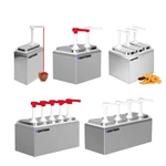 New Arrival Commercial Electric Sauce Dispenser Cheese Dispenser With Pump Stainless Steel Condiment Pump Dispenser