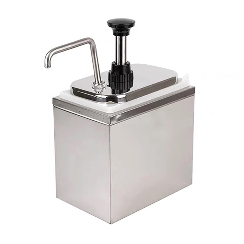 New Arrival Commercial Electric Sauce Dispenser Cheese Dispenser With Pump Stainless Steel Condiment Pump Dispenser