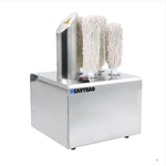 Electric Commercial Glassware Polishing Washer Wiping Machine Wine Glass Cup Dryer Polisher Brushes