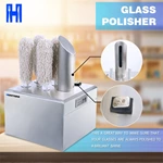 Commercial Glass Polisher High Productivity Dryer Polishing Machine for Hotel Bar Restaurant Cafe Use