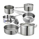 Customized High Quality Stainless Steel Soup Stock Sauce Pot For Restaurants Hotels New Condition Kitchenware For Sale