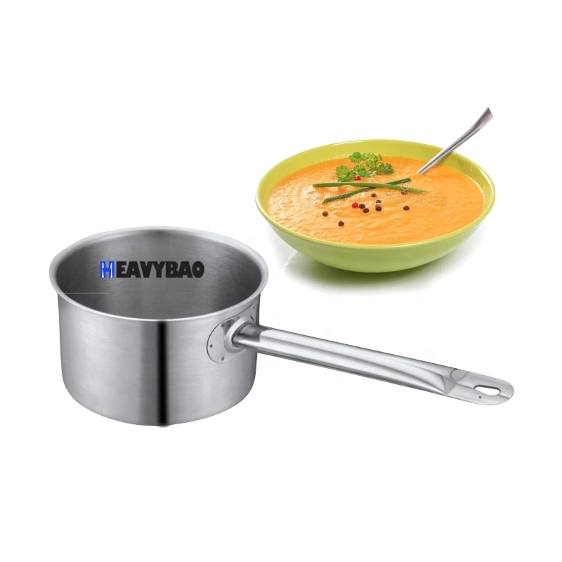 Customized High Quality Stainless Steel Soup Stock Sauce Pot For Restaurants Hotels New Condition Kitchenware For Sale