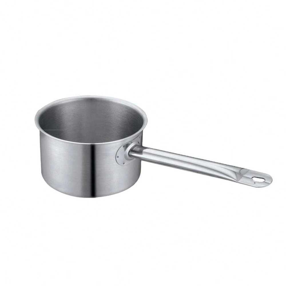 Milk Pot Stainless Steel Used Food Cooking Pot With Handle Pot Sauce For Hot Food