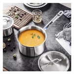 Multi Purpose Cooking Utensils Sauce Pan Stainless Steel Soup Pot Commercial Milk Pot