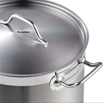 Stainless Steel Heavy-duty Large Commercial Induction Saucepan Composite Frying Pan Cookware Soup Stock Pot Cooking Pots