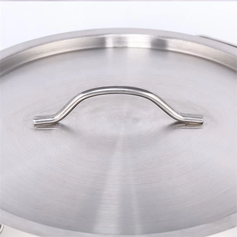 Low Body High Quality Kitchen Use Stainless Steel Stock Pot Cookware Pot