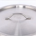 Low Body High Quality Kitchen Use Stainless Steel Stock Pot Cookware Pot