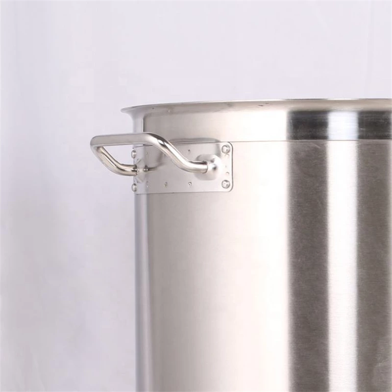 Low Body High Quality Kitchen Use Stainless Steel Stock Pot Cookware Pot