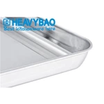 High Productivity Aluminum Rectangle Standard Bakery Bread Baking Tray For Oven Cake Pans