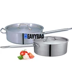 High Quality Stainless Steel Fry Pan with Aluminium Base Used for Restaurant Cooking Hot Sale for Hotels New Condition