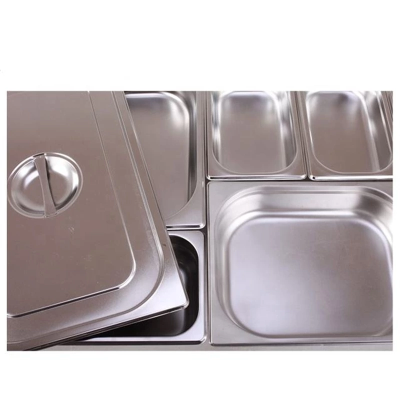 Catering Restaurant Cafe Hotel Kitchenware Euro Style Stainless Steel GN Pan Gastronorm Container Food Pan