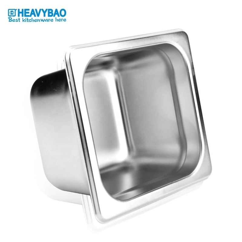 1/1 Stainless Steel Hotel Ice Cream Gastronorm Food Containers GN Pan For Restaurant Kitchen