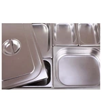 1/1 Stainless Steel Hotel Ice Cream Gastronorm Food Containers GN Pan For Restaurant Kitchen