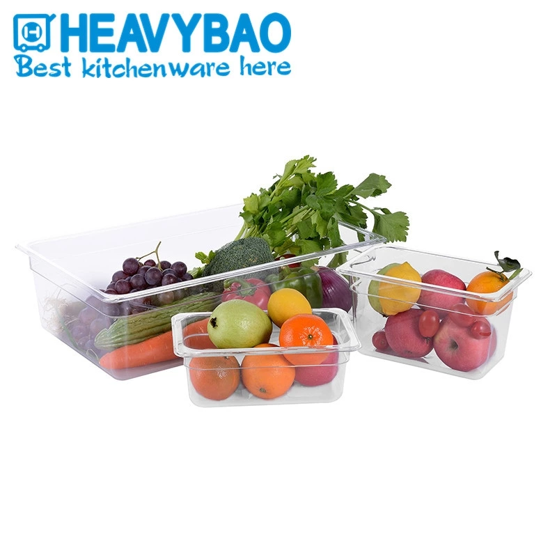 Food Grade Kitchenware Plastic Pc Gn Container Polycarbonate Food Pan Catering Equipment