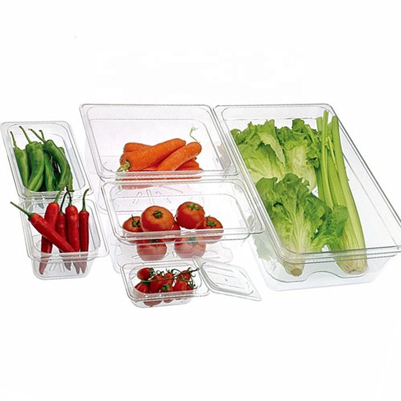 Popular Commercial Hotel 1/1 Plastic Gn Gastronorm Pan Tray For Keeping Food Fresh Kitchen Machines