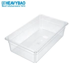 GN Pan Clear Plastic Polycarbonate Storage Transport PC Gastronorm Food Pan