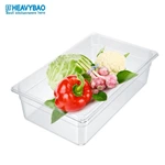 Restaurant Plastic Gastronorm Containers Gn Pan With Handle For Catering Food New Condition For Hotels