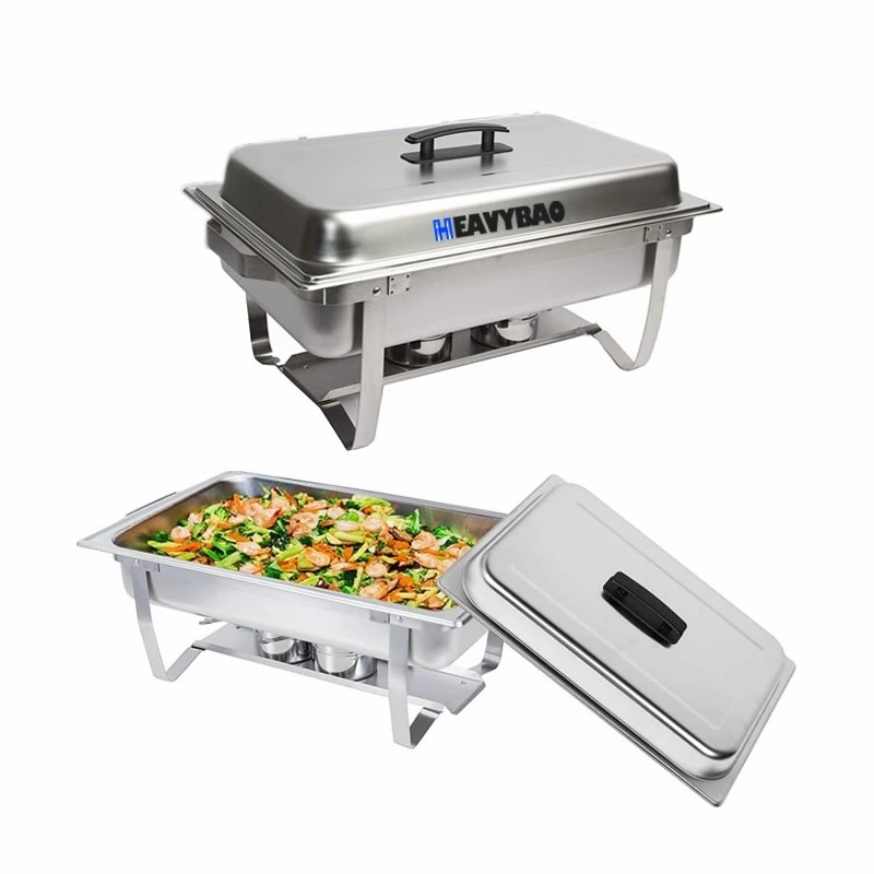 Buffet Equipment Luxury Stainless Steel Foldable Chafing Dish For Hotel And Restaurant Commercial Buffet Food Warmer