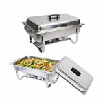 Buffet Equipment Luxury Stainless Steel Foldable Chafing Dish For Hotel And Restaurant Commercial Buffet Food Warmer