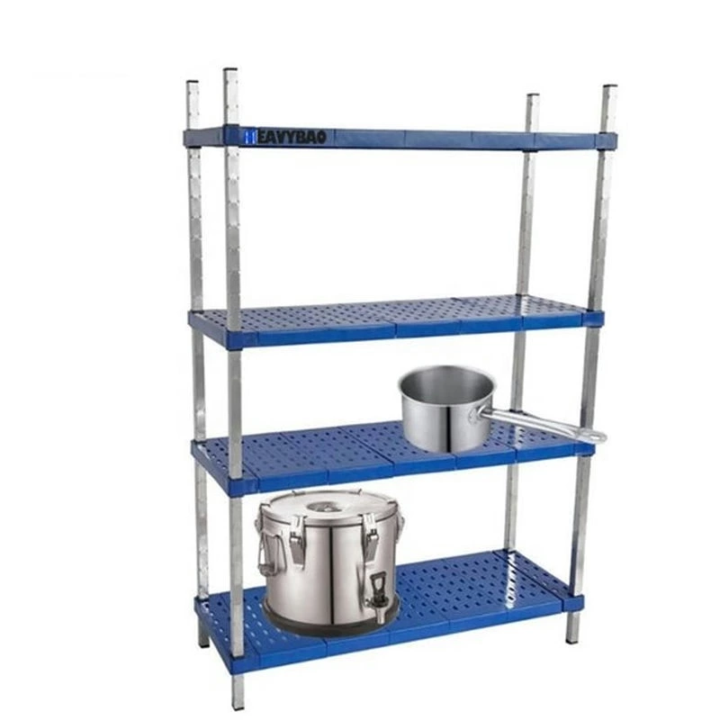 Commercial GN Pan Storage Rack Stainless Steel Adjustable Kitchen Shelf for Food Restaurant and Hotel Kitchen Use