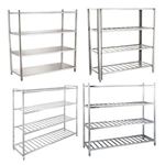 Commercial GN Pan Storage Rack Stainless Steel Adjustable Kitchen Shelf for Food Restaurant and Hotel Kitchen Use